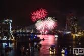 De vuurwerkshow tijdens de Wereldhavendagen in Rotterdam by Day