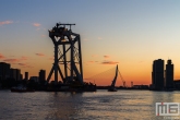 Het Hefschip Svanen van Van Oord in de Haven van Rotterdam