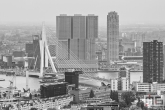 De skyline van Rotterdam