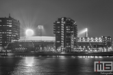 Het Feyenoord Stadion De Kuip in Rotterdam-Zuid tijdens een speelavond