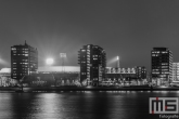 Te Koop | Het Feyenoord Stadion De Kuip in Rotterdam-Zuid tijdens een speelavond