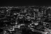 De binnenstad van Rotterdam by Night