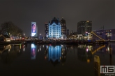 Te Koop | Het Witte Huis in de Oudehaven in Rotterdam by Night