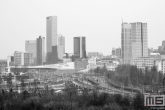 Het uitzicht op Centraal Station in Rotterdam Centrum