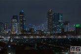 Te Koop | De skyline van Rotterdam by Night