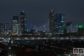 Te Koop | De skyline van Rotterdam by Night