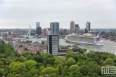 Te Koop | Het cruiseschip Harmony of the Seas gaat richting de Cruise Terminal in Rotterdam