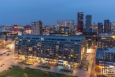 Te Koop | De Markthal Rotterdam vanaf de Laurenskerk in Rotterdam by Night