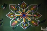 Het Flying Carpet op het Gote Kerkplein in Rotterdam by Night