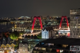 Te Koop | Het Witte Huis en Willemsbrug in Rotterdam by Night