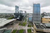 Het stationsplein in Rotterdam Centrum