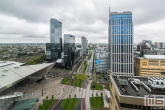 Het stationsplein in Rotterdam Centrum