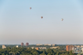 De luchtballonnen van Luchtreiziger boven Rotterdam
