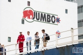 De openstelling van het Jumbo schip Javelin tijdens de Wereldhavendagen in Rotterdam