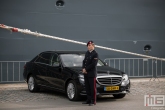 Het marineschip Zr.Ms. Rotterdam L800 tijdens de Wereldhavendagen in Rotterdam