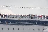 Het cruiseschip Pride of Rotterdam tijdens de Wereldhavendagen in Rotterdam