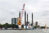 Het offshoreschip Aeolus van Van Oord tijdens de Wereldhavendagen in Rotterdam