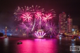 Te Koop | De vuurwerkshow van het avondprogramma van de Wereldhavendagen in Rotterdam
