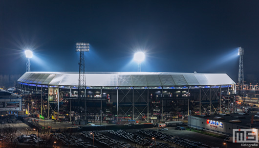 Het Feyenoord Stadion De Kuip Rotterdam by Night | Cover Small