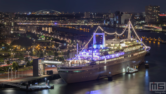 ss Rotterdam by Night - Langs de Nieuwe Maas | Cover Small