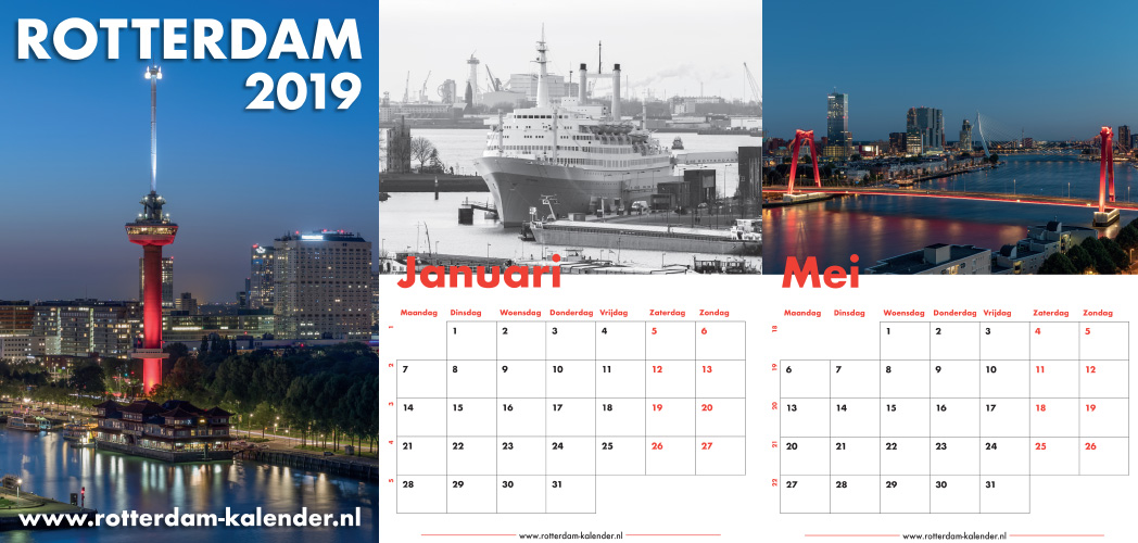 Rotterdam Kalender 2019 in de winkel en online te koop