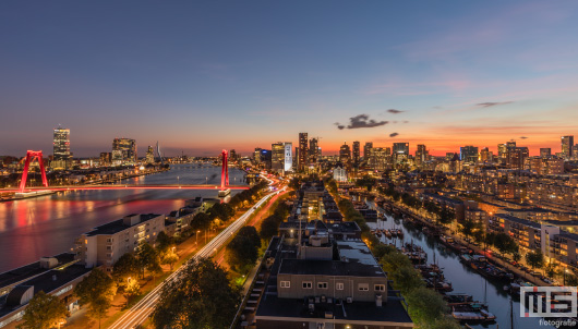 Zonsondergang in Rotterdam | Rotterdam by Night | Cover Small