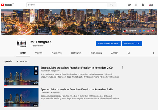 MS Fotografie nu ook actief op YouTube | Cover Small