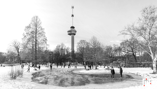 Sneeuw in Rotterdam Euromast Park | Cover Small