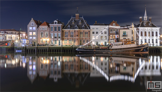 Maassluis by Night De Kolk Stoomzeesleper Furie | Cover Small