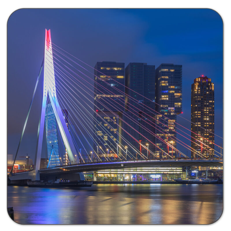 Erasmusbrug Rotterdam Onderzetter Shop MS Fotografie