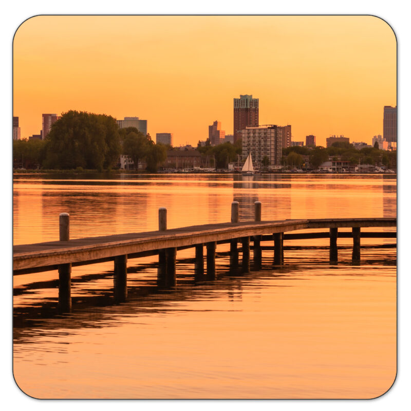 Kralingseplas Rotterdam Onderzetter Shop MS Fotografie